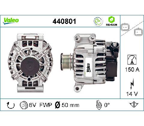 Alternátor VALEO 440801