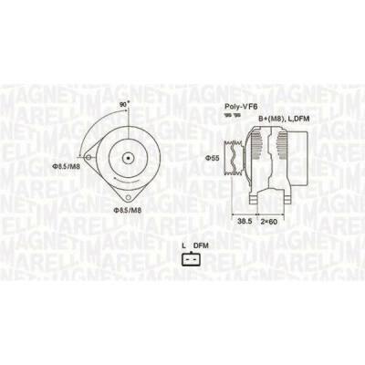 generátor MAGNETI MARELLI 063731933010