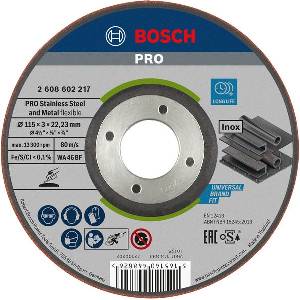 Bosch Полугъвкав диск за грубо полиране wa 46 bf, 115 мм, 3, 0 мм 2608602217 (2608602217)