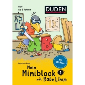 Mein Miniblock mit Rabe Linus - Abc | Dorothee Raab, Stefan Leuchtenberg, Sigrid Leberer, Bettina Abel (2021)