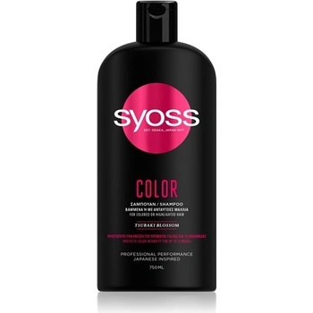 Syoss Color Tsubaki Blossom šampón pre farbené vlasy 750 ml