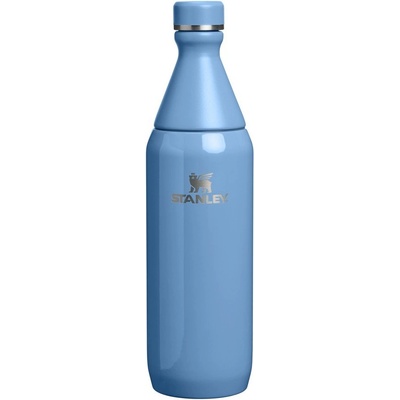 STANLEY Синя термо бутилка от неръждаема стомана 600 ml All Day Slim Bottle Blue Sky Gloss - Stanley (100000118651)