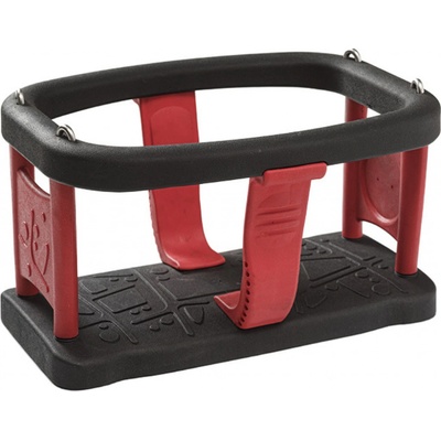 KBT Hojdačka Curve červená/čierna