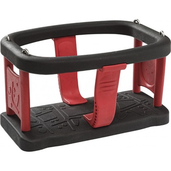 KBT Hojdačka Curve červená/čierna