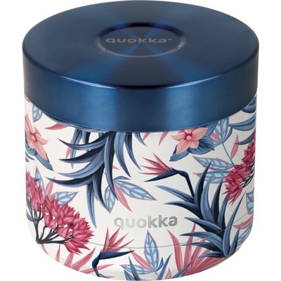 Quokka Whim, Nerezová termonádoba na jídlo BLUE GARDEN, 600ml, 40112