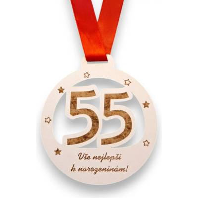 Vypálímti.cz výroba laserem Jubilení medaile XL 55