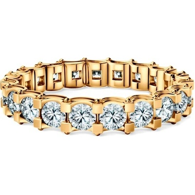 Savicki Prsteň žlté zlato laboratórne diamanty SAVW0515 LAB Z