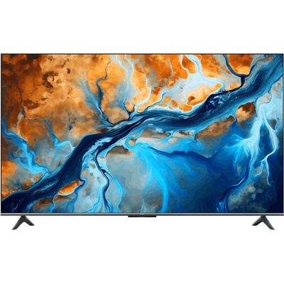 Смарт телевизор Xiaomi - S Mini 2025, 55'', QD-Mini LED, 4K UltraHD, HDR10+, 144Hz, Dolby Vision IQ, Dolby Atmos 2x12.5W, тъмносив (ELA5666EU)