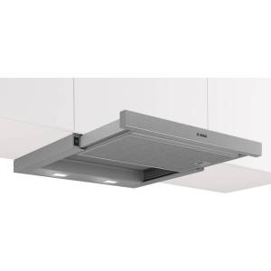 Bosch Абсорбатор Bosch DFM064W55, за вграждане, енергиен клас C, 105W, 394m³/h, 2 мотора, 3 степени на мощност, сребрист (DFM064W55)
