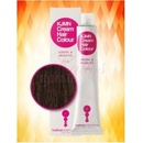 Kallos KJMN barva na vlasy s keratinem a arganovým olejem 3.0 Dark Brown Cream Hair Colour 1:1.5 100 ml