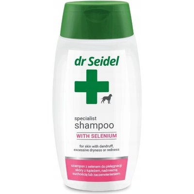 Dr Seidel Šampón so selénom pre psa proti lupinám svrbeniu a kožným problémom 220 ml