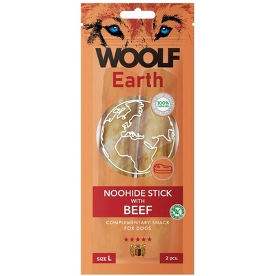 Woolf Earth Noohide Sticks with Beef L 85 g
