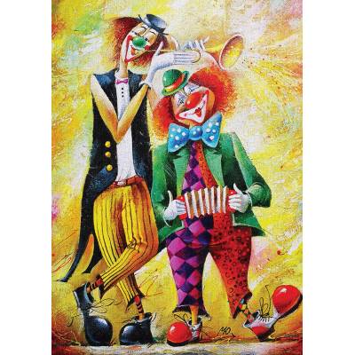 Art Puzzle - Puzzle Musician Clowns 260 - 260 piese