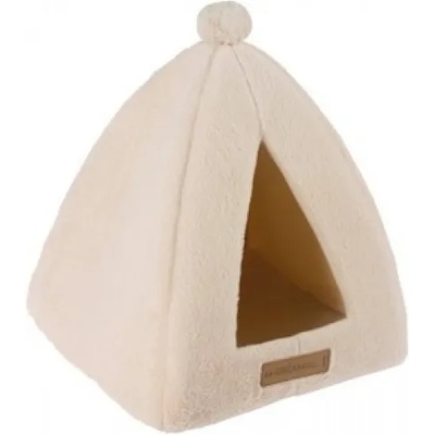 M-PETS YULL Tipi - Плюшена къща "Иглу", бежова 37 х 37 х 37 см - 20300212