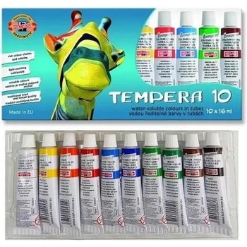 Temperové farby 16ml 10 farieb