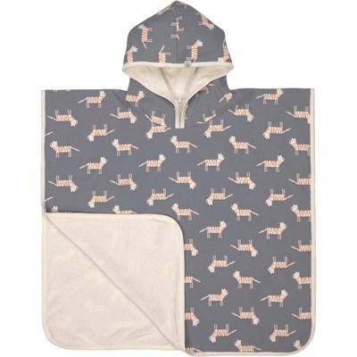 LÄSSIG Německo LÄSSIG Beach Poncho Tiger grey