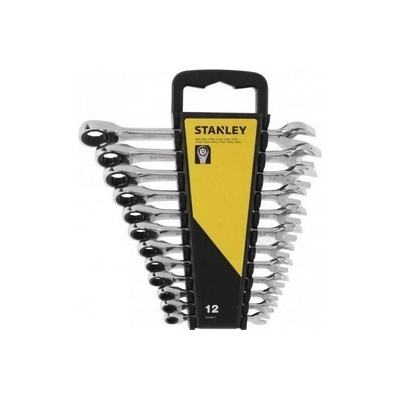 Stanley 12dílná sada ráčnových očkoplochých klíčů 8 - 19 mm ST-STMT82847-0