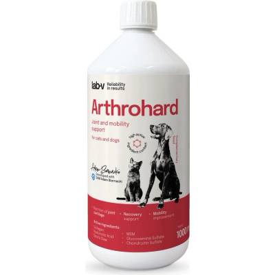 LAB-V Arthrohard prípravok na podporu kĺbov pre psov a mačky 1000 ml