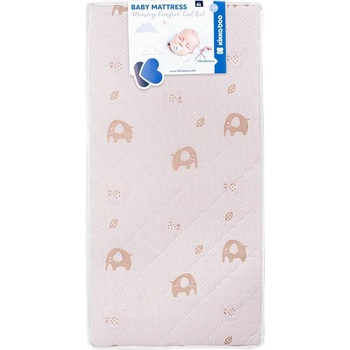 KikkaBoo Матрак KikkaBoo - Memory Comfort, Cool gel, 70 х 140 х 12 cm, Elephants Pink (41107030102)