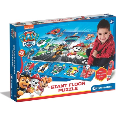 Clementoni Paw PatrolVeľké podlahové puzzle s interaktívnym perom 104961970