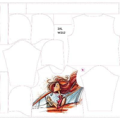 Takoy Panel se střihem 2XL dámská mikina funkční teplákovina řidička