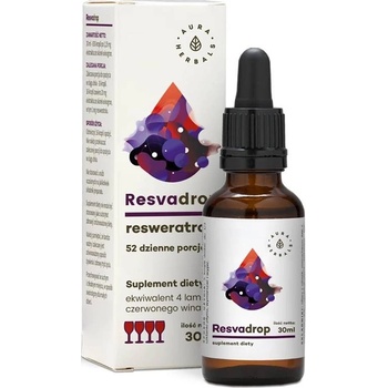 Aura Herbals Resvadrop Ресвератрол, капки, 30 ml, Aura Herbals (10702 AH)