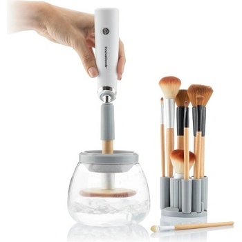 InnovaGoods Automatický čistič a sušič štetcov na make-up Maklin