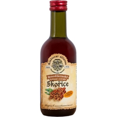 Kláštorná officína Bylinkový sirup škorica 250 ml