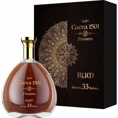 Ron Cueva 1501 Panama Sistema 33 Solera 40% 0,7 l (kazeta)