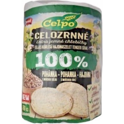 Celpo Pohánkové celozrnné extra jemné chlebíčky s morskou soľou 80 g