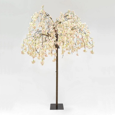 Eurolamp LED Vianočný dekoratívny umelý strom CHERRY TREE 288xLED/230V 2,5 m čerešňa EU0197