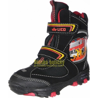 Lico 300222 Hot kids V blinky schwarz rotgelb