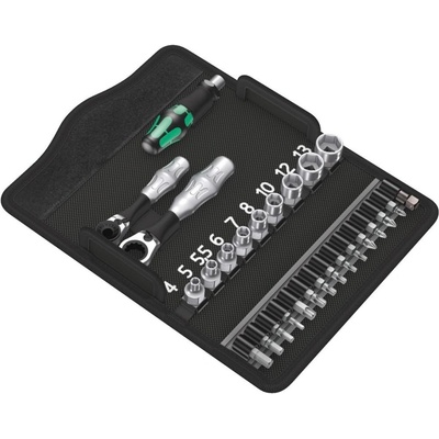 Wera 135918 Ráčnová sada 1/4" Kraftform Kompakt Zyklop Mini 2 (Sada 27 dílů) 05135918001 – Zboží Dáma