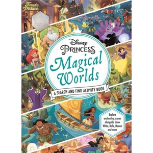 Disney Princess: Magical Worlds Search and Find Activity Book (ISBN: 9781800785625)