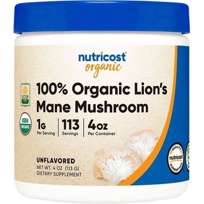 Nutricost Organic Lion's Mane Mushroom Powder [113 грама]