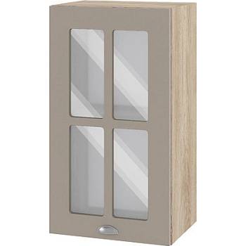 ИРИМ Горен кухненски шкаф Сити АРФ-Капучино мат-11-102 40 см