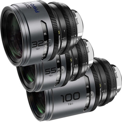 DZOFILM Pavo 2x Anamorphic 3 Lens Kit pro PL/EF (S35) metric - Blue Coating