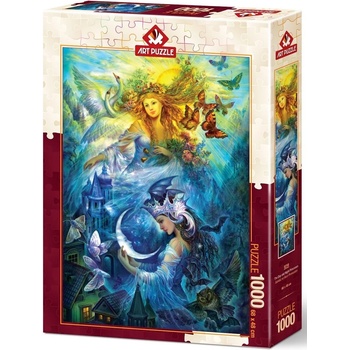 Art Puzzle Пъзел Art Puzzle от 1000 части - Принцеси на деня и нощта (5218)