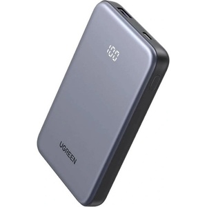 UGREEN Външна батерия/power bank/ Ugreen Two Way Power Bank, 10000mAh, сива, 1xUSB-C и 1xUSB-A портове (PB507)