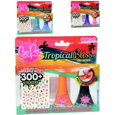 EPEE EP Line BO-PO Tropical Bliss lak na nehty slupovací 2ks + samolepky různé druhy