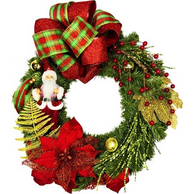 LAALU Vánoční věnec santa II 50 cm