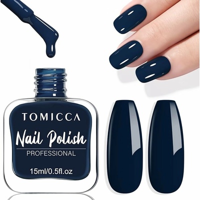 TOMICCA lak na nechty, 15 ml námornícky modrý CS37