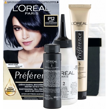 L'Oréal Préférence Féria P12 intenzívna čiernomodrá