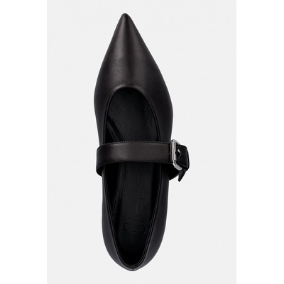 Weekend Max Mara Кожени балеринки Weekend Max Mara Wkagel (2615521054600.DBROWN)