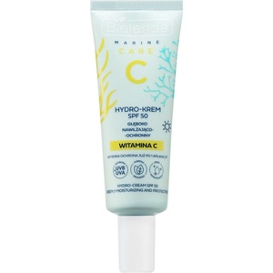 Bielenda C Marine Care Hydro-cream deeply moisturizing and protective SPF 50 хидратиращ и защитен крем с витамин С SPF 50 40ml