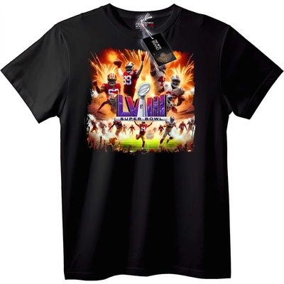 NOONEBRAND Тениска Super Bowl LVI футбол - S, Black
