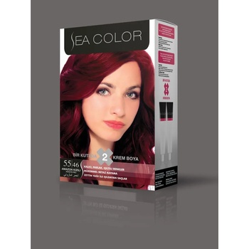 Image 1 of LILA Cosmetics Турска крем боя за коса Sea Color 55.46 Amazon Red