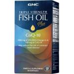 GNC Triple Strength Fish Oil + CoQ-10 [60 Гел капсули]