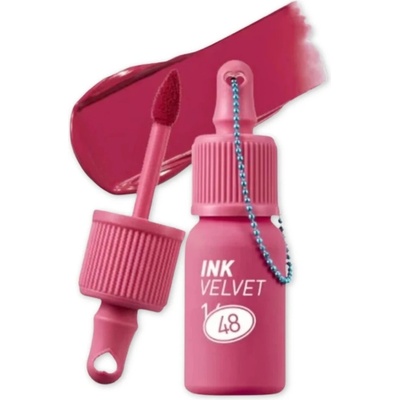 Peripera Ink The Velvet 48 100 Hearts sametový tint na rty pro dlouhotrvající barvu a hydrataci 4 g