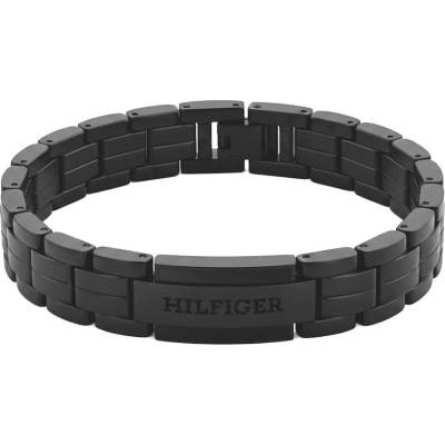 Tommy Hilfiger Černý pánský náramek z oceli Parker 2790667
